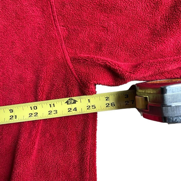 Vintage Patagonia Fleece Rhythm Pullover Red Mens Size X-Large Sweater - Picture 9 of 16